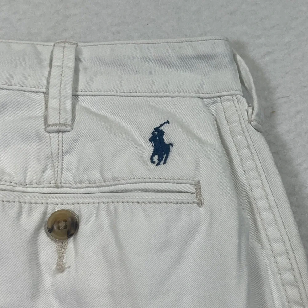 Polo Ralph Lauren Shorts Mens 30 White Relaxed‎ Fit Chino Twill Preppy Golf